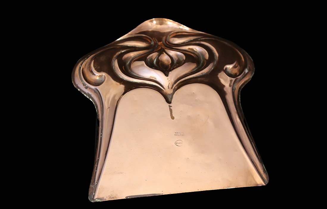 Ramasse Miettes "beldray", Angleterre, Cuivre, Art Nouveau -photo-1