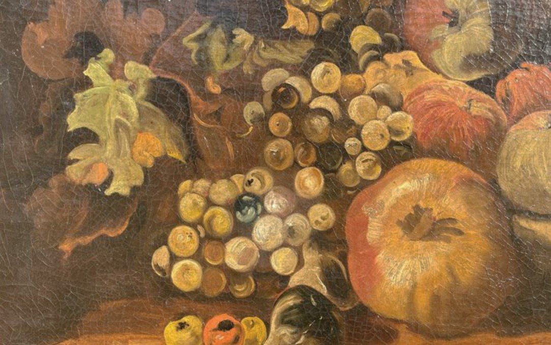 Nature Morte, XVIIIème Siècle, Italie, Hst-photo-3