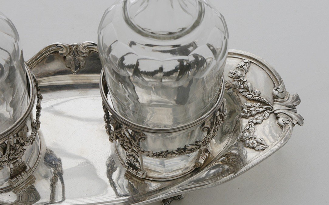 Huilier/vinaigrier Argent Massif Fin XVIIIème Siècle (paris 1773)-photo-4
