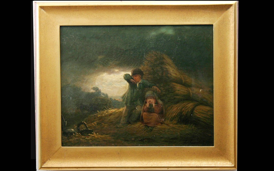 Oil On Canvas, Jules-marc Chamerlat (1828-1868)