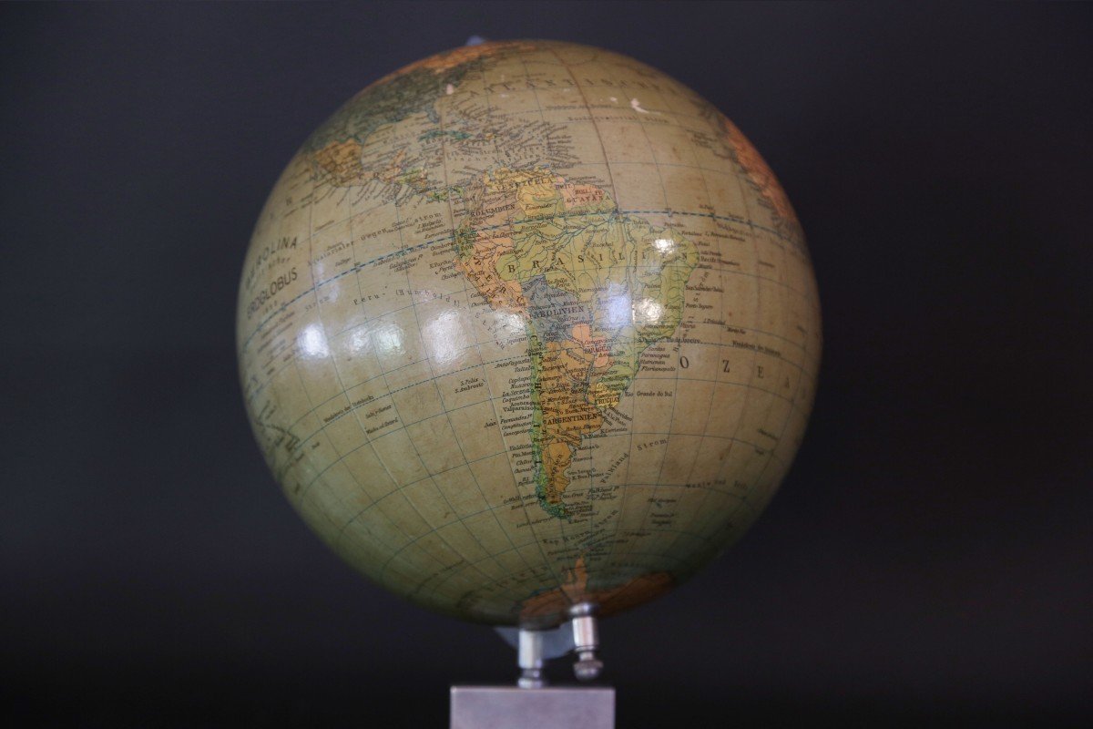 Globe Terrestre, 1960, Berolina, Poilitischer, Erdglobus-photo-5