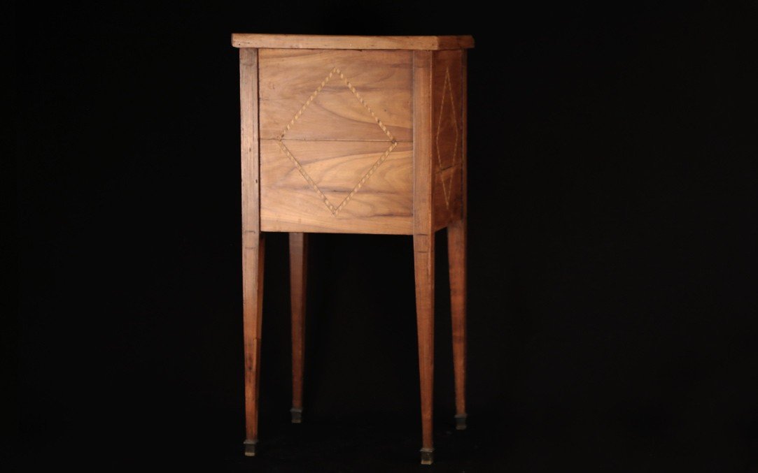 Louis XVI Pedestal Table, Walnut, 18th Century-photo-5