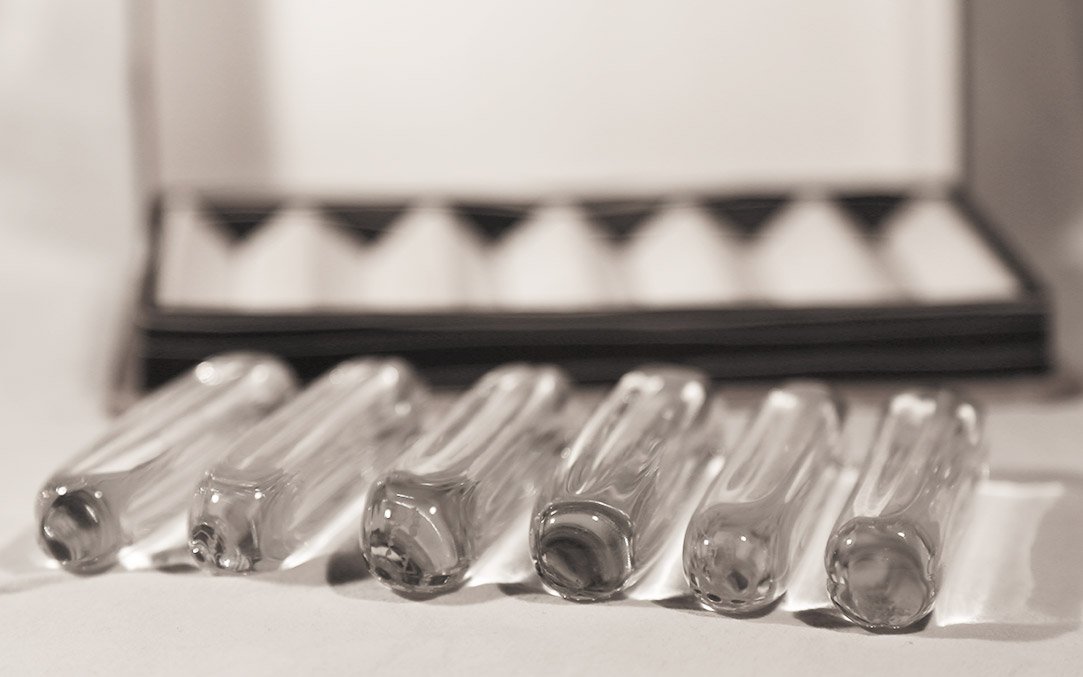 6 Daum Glass Knife Holders-photo-5