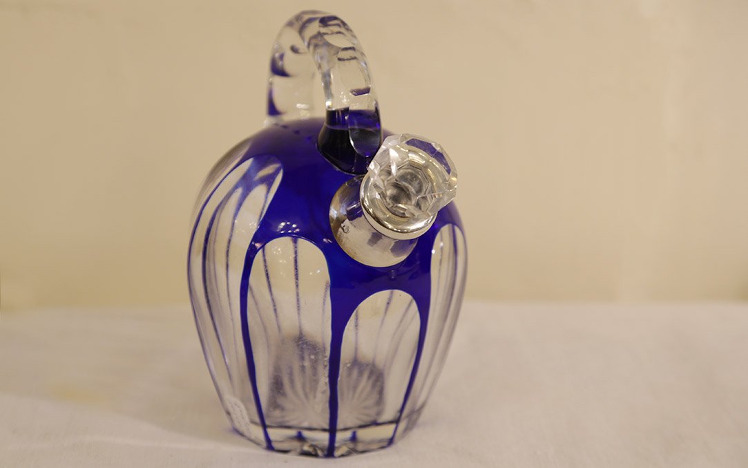 Pitcher, Crystal Silver, Bohemian, 19th Century -photo-4