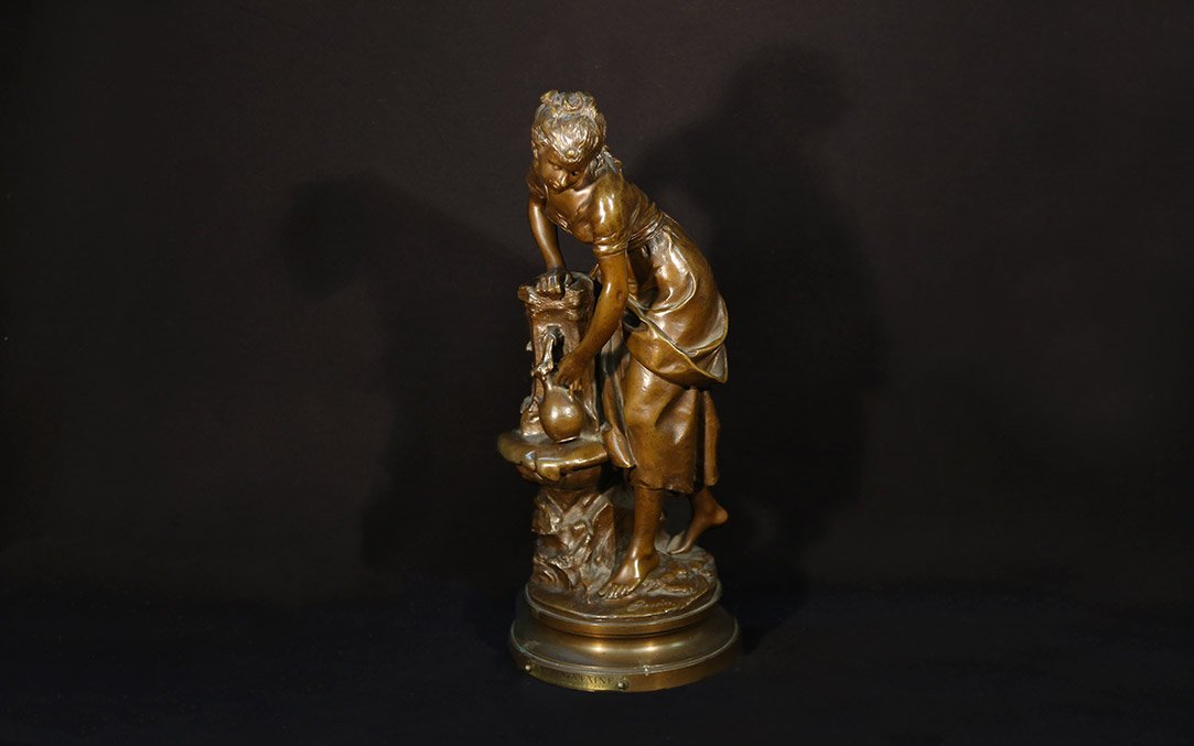 Bronze Louis Gossin, "the Fountain"-photo-2