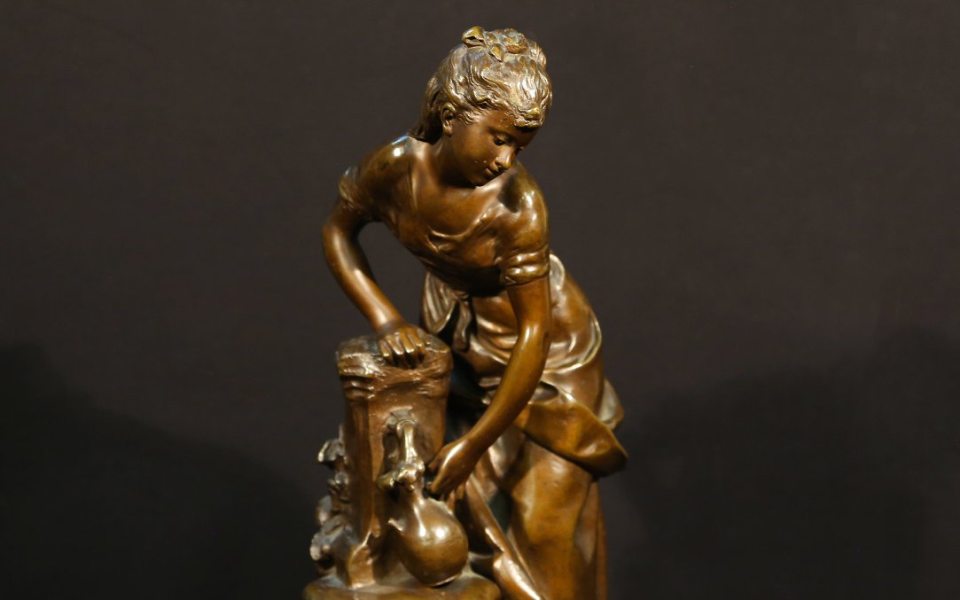 Bronze Louis Gossin, "the Fountain"-photo-1