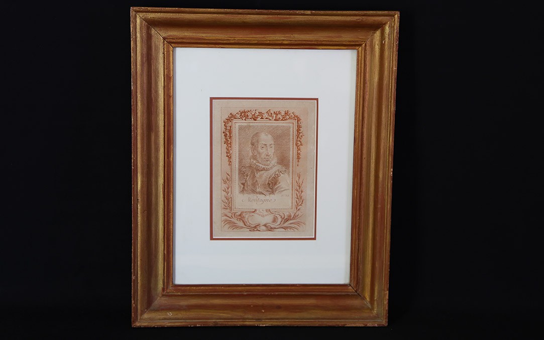 Portrait Of Mr. De Montaigne, Red Chalk 
