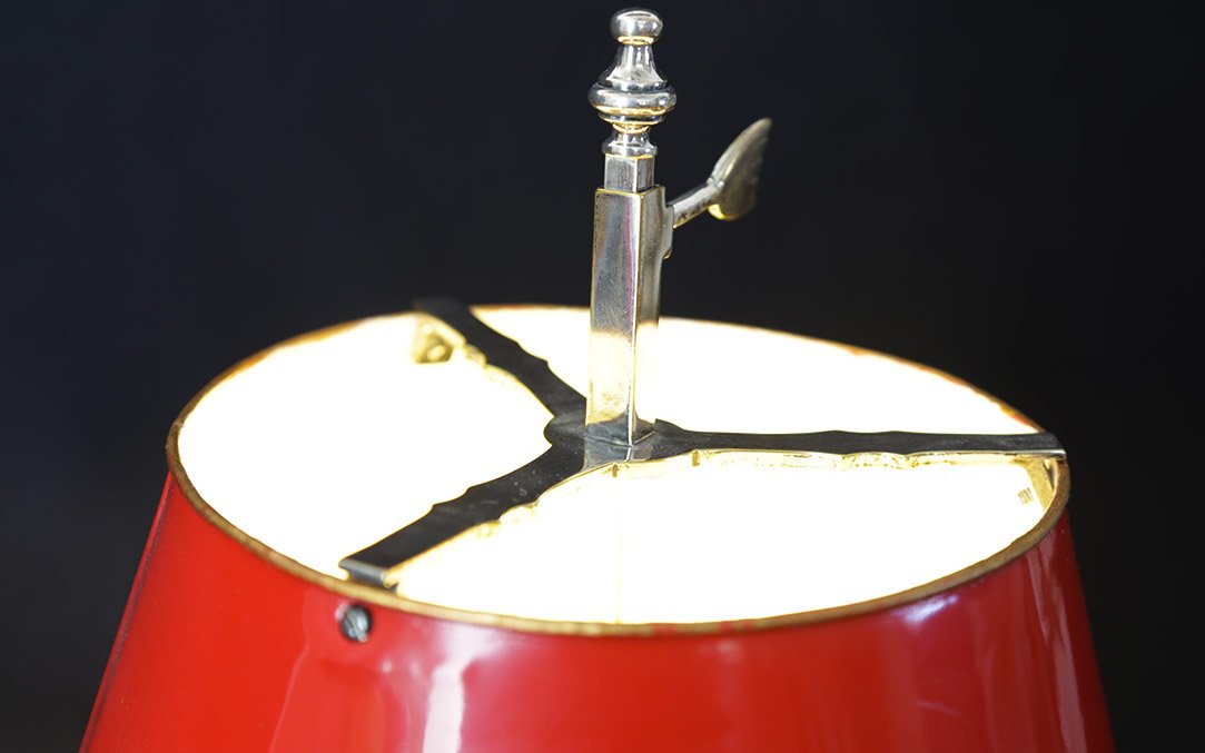 Silver Metal Hot Water Bottle Lamp-photo-2