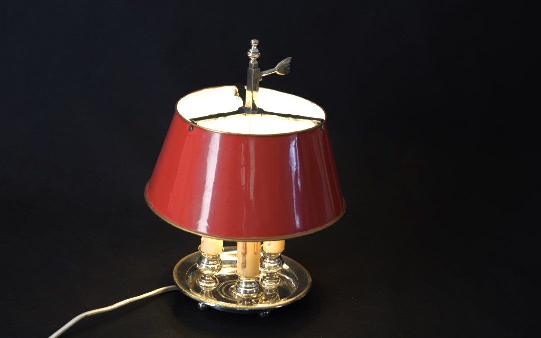 Silver Metal Hot Water Bottle Lamp-photo-3