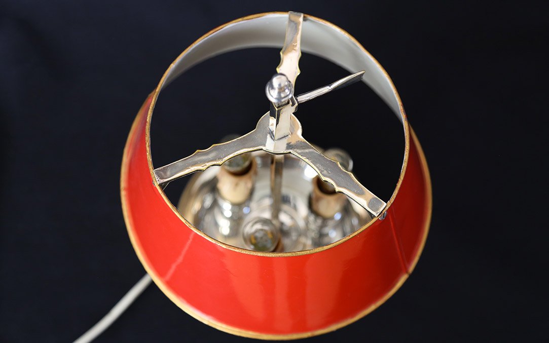 Silver Metal Hot Water Bottle Lamp-photo-5