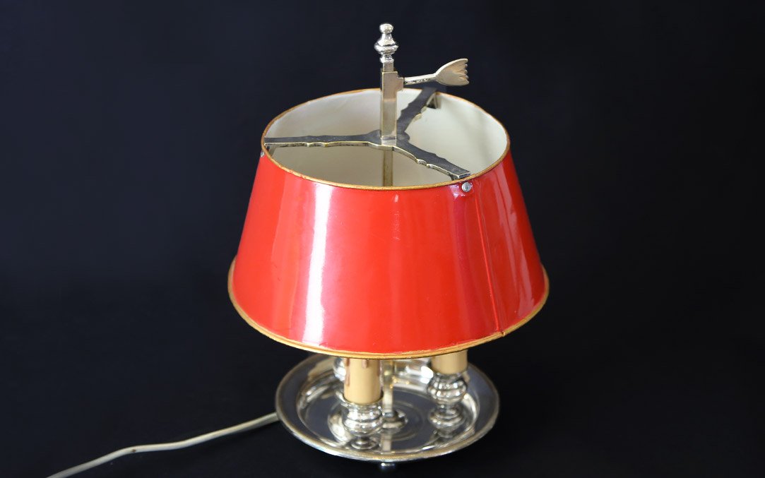 Silver Metal Hot Water Bottle Lamp-photo-6