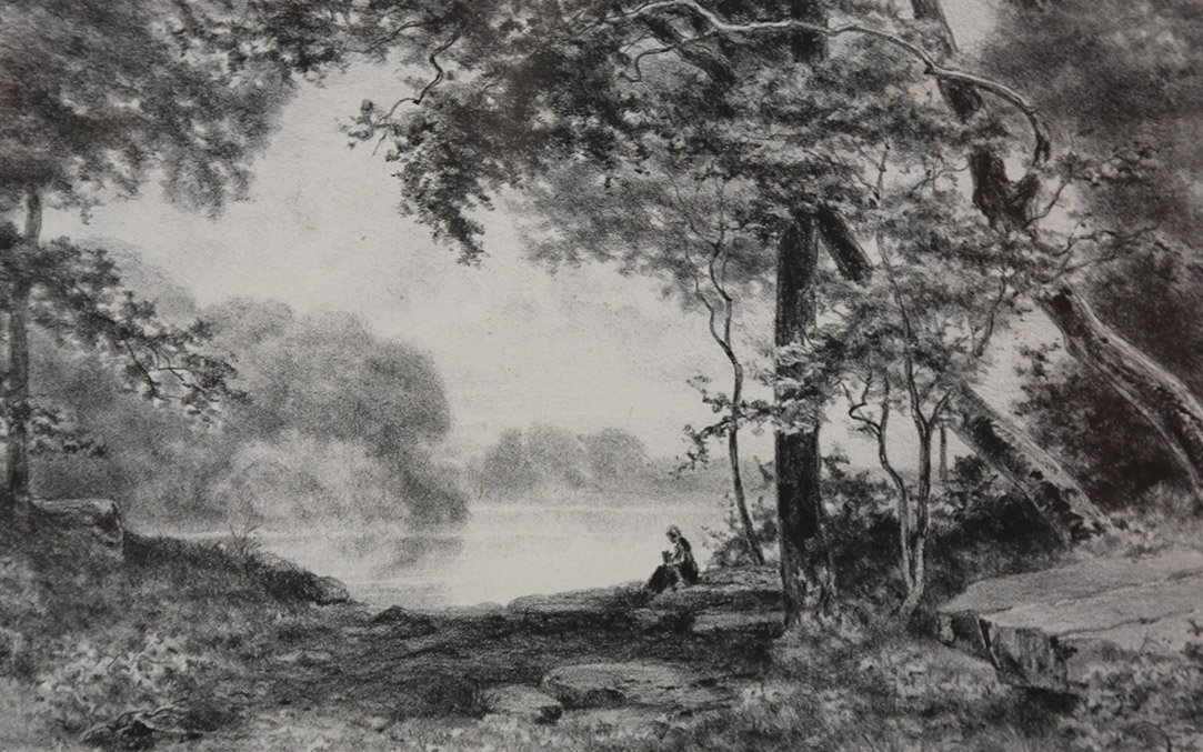 Tancrède Abraham, Signed Engraving, 19th Century -photo-4