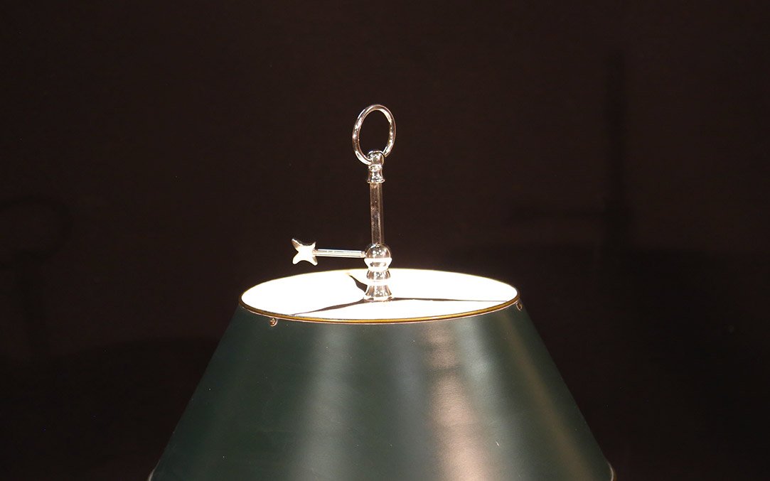 lampe bouillotte argentée -photo-2