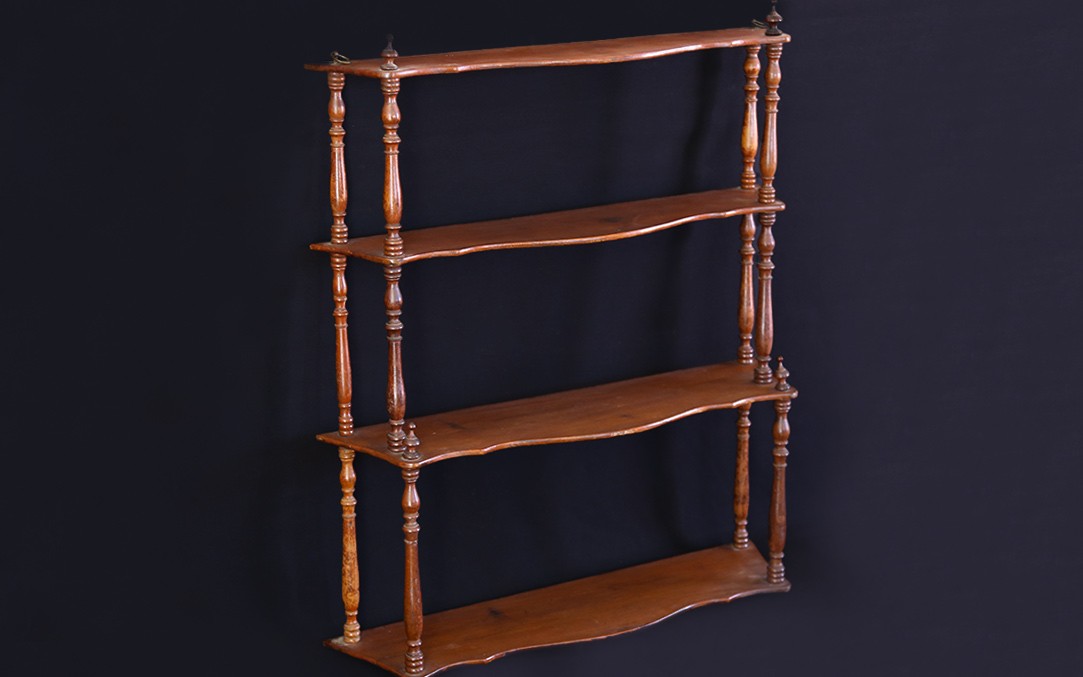 Small Mahogany Shelf, 19th Century 