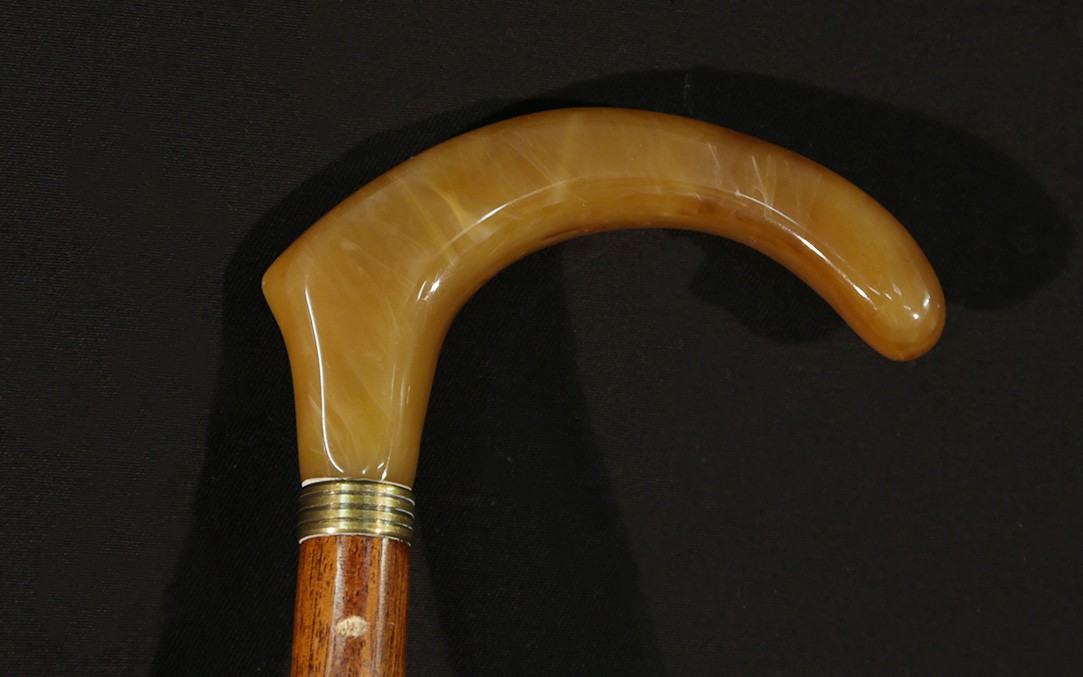 Bakelite And Rosewood Cane, Circa 1920