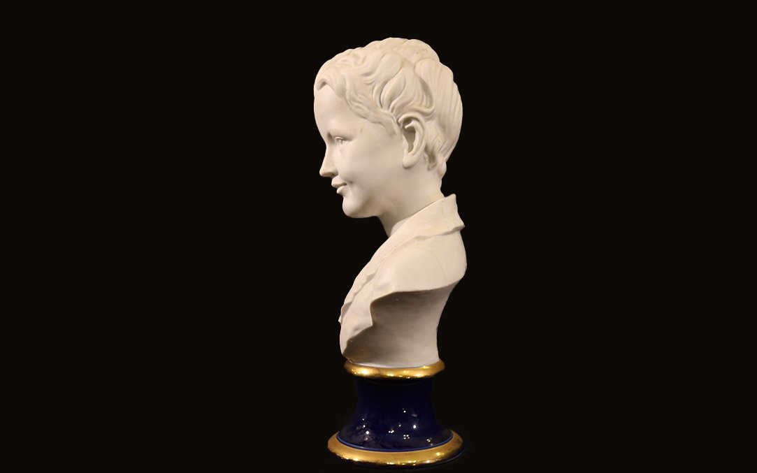 Biscuit, Alexandre Brongniart, d'après Houdon, Limoges-photo-2