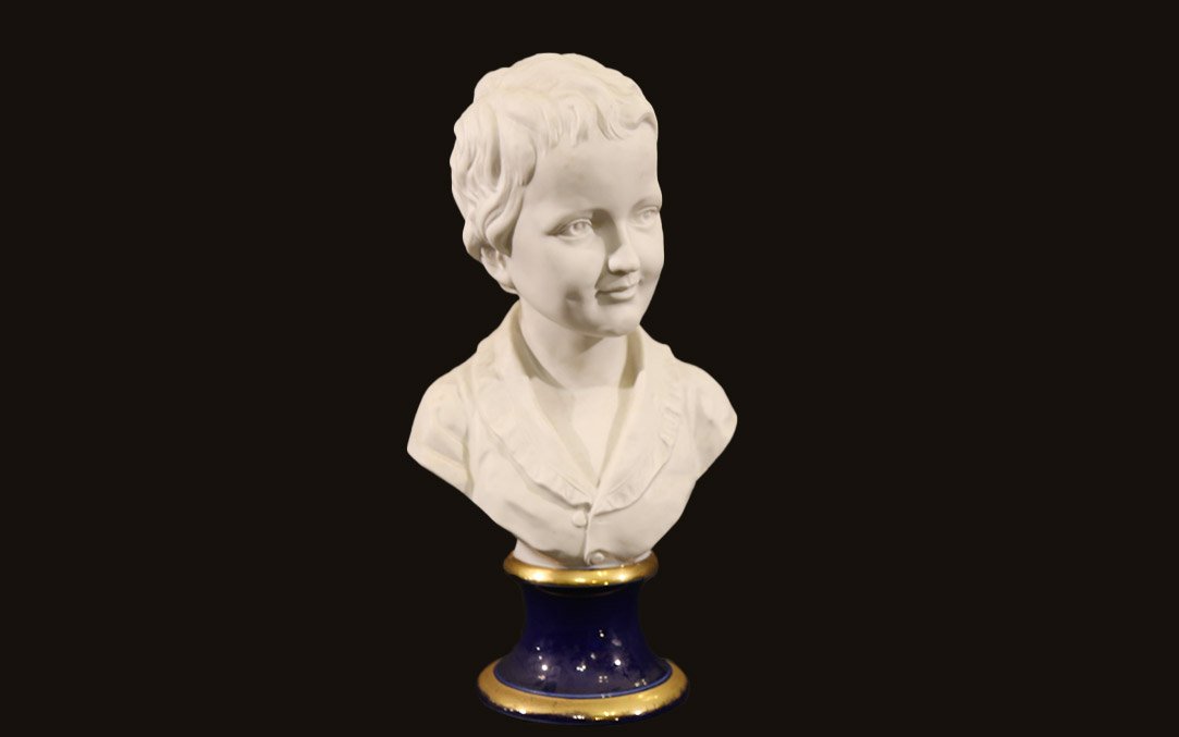 Biscuit, Alexandre Brongniart, d'après Houdon, Limoges-photo-4