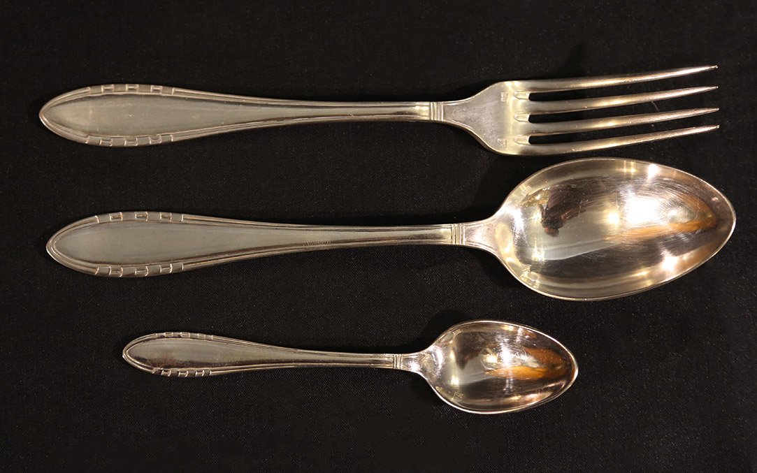 Ménagère en métal argenté (36 pcs) -photo-2