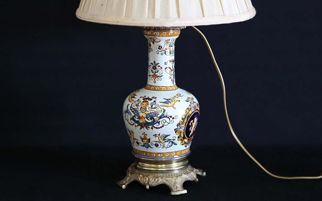 Lampe Gien, XIXème siècle -photo-4