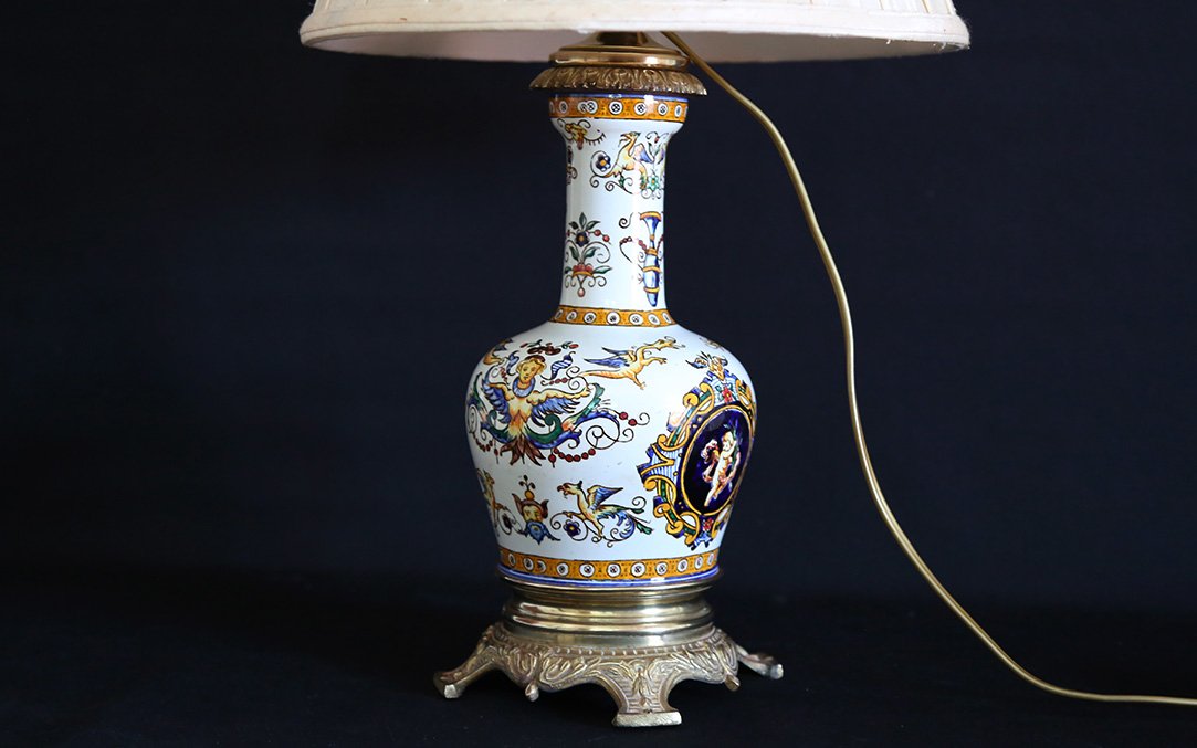 Lampe Gien, XIXème siècle -photo-2