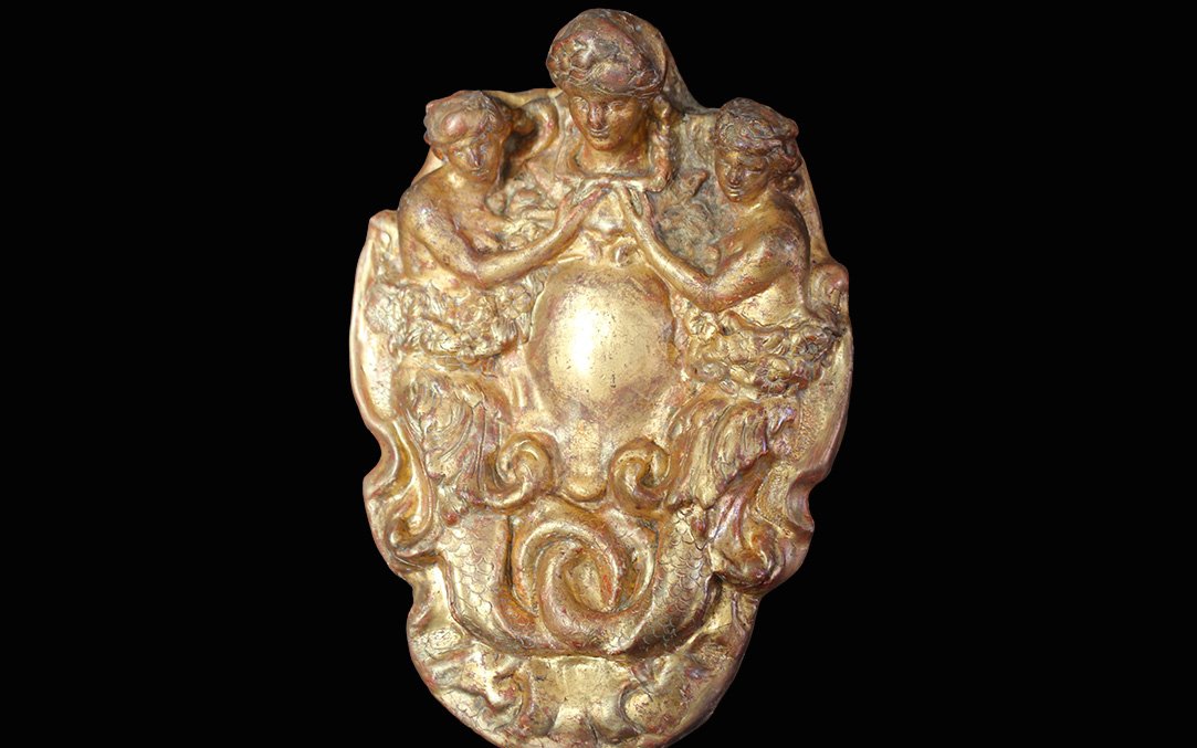 Transom Window, Gold Leaf, 18th Century -photo-4