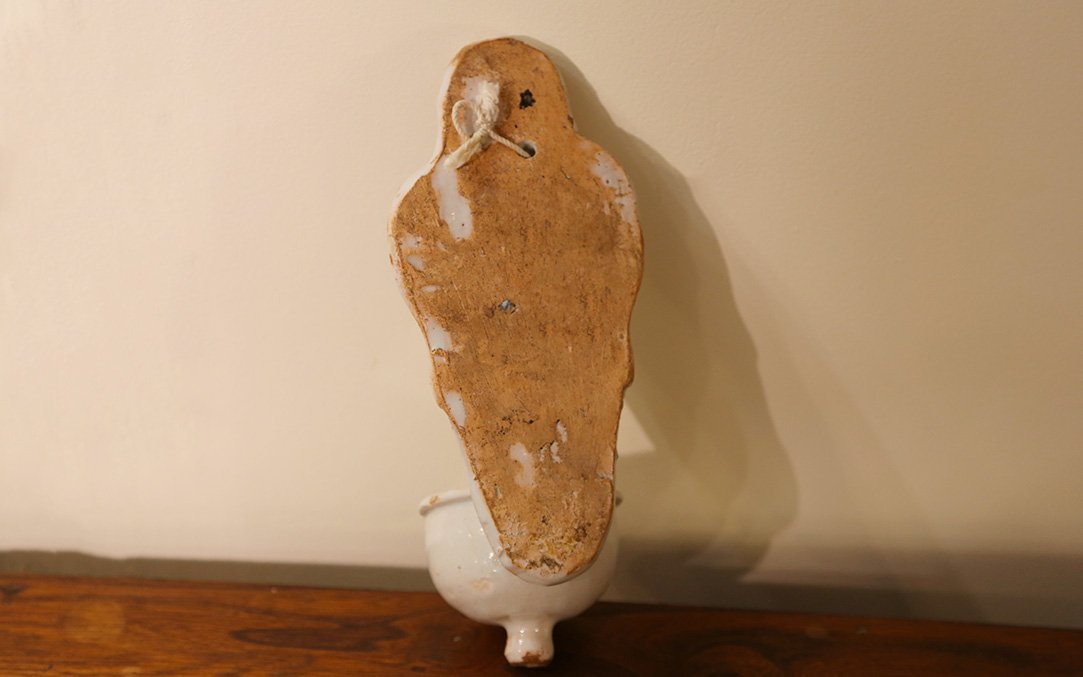 bénitier Auxerrois, faïence-photo-3