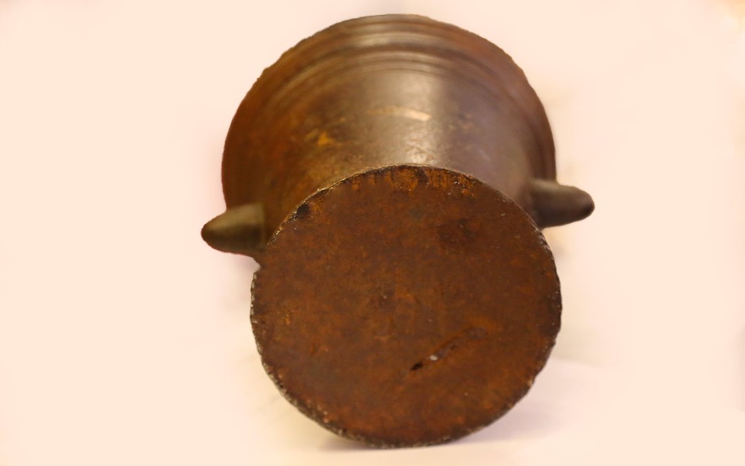 Mortar, Cast Iron, 16th-17th Century (diam. 17 Cm)-photo-2
