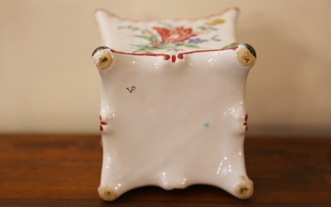 Bouquetière faïence de Marseille , XVIIIeme-photo-3