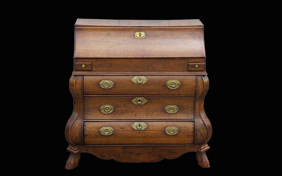 Dutch Secretary Desk, 18th Century-photo-2