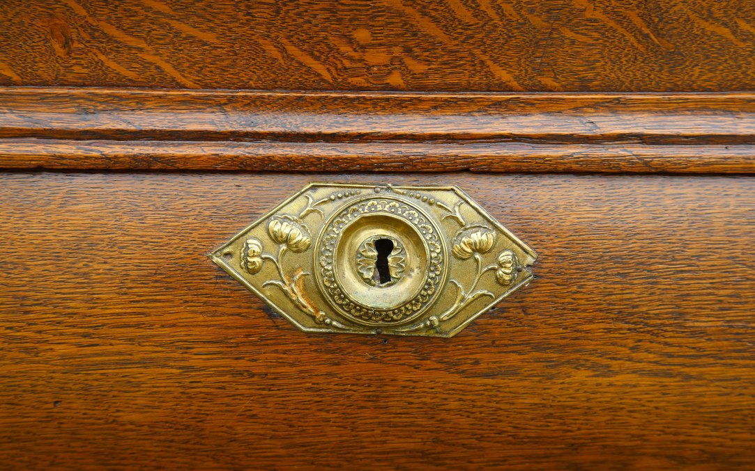 Dutch Secretary Desk, 18th Century-photo-3
