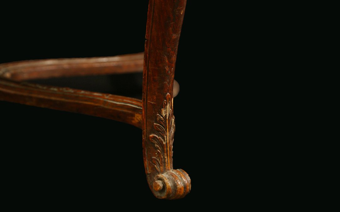 fauteuil canné Régence XVIIIe-photo-3