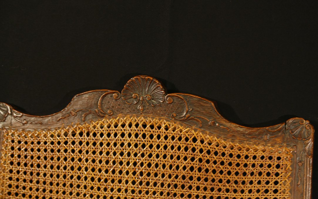 fauteuil canné Régence XVIIIe-photo-3