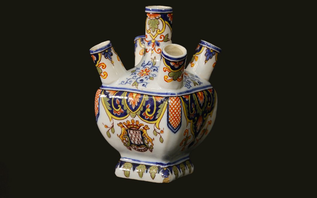 Bouquetière Desvres, XIXème -photo-4