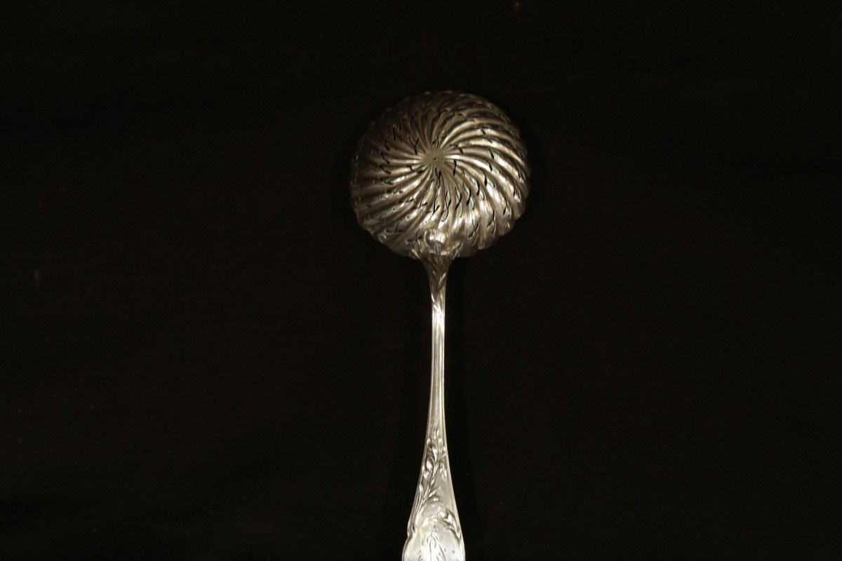 Saupoudreuse, argent massif, minerve, 48g-photo-2