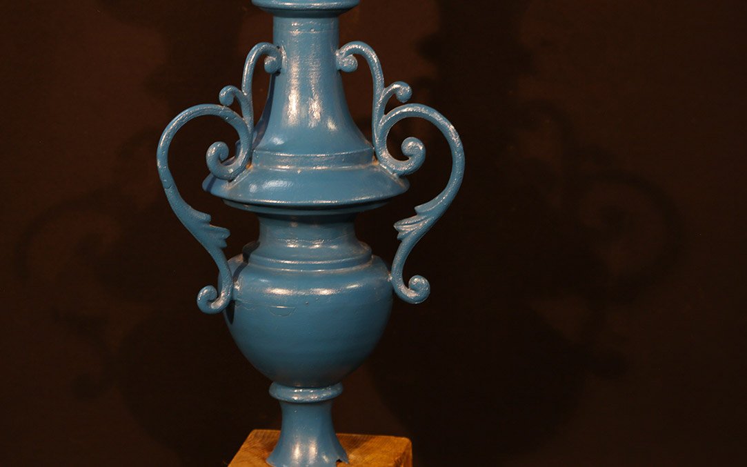 Epi de faîtage Zinc, peint, XIXème -photo-1