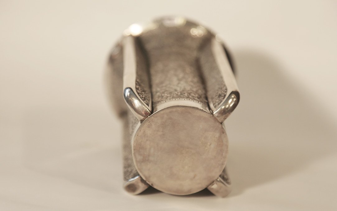 Solid Silver Vase, Vietnam, 385.5g-photo-1