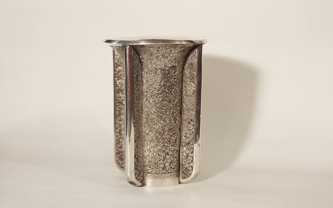 Solid Silver Vase, Vietnam, 385.5g