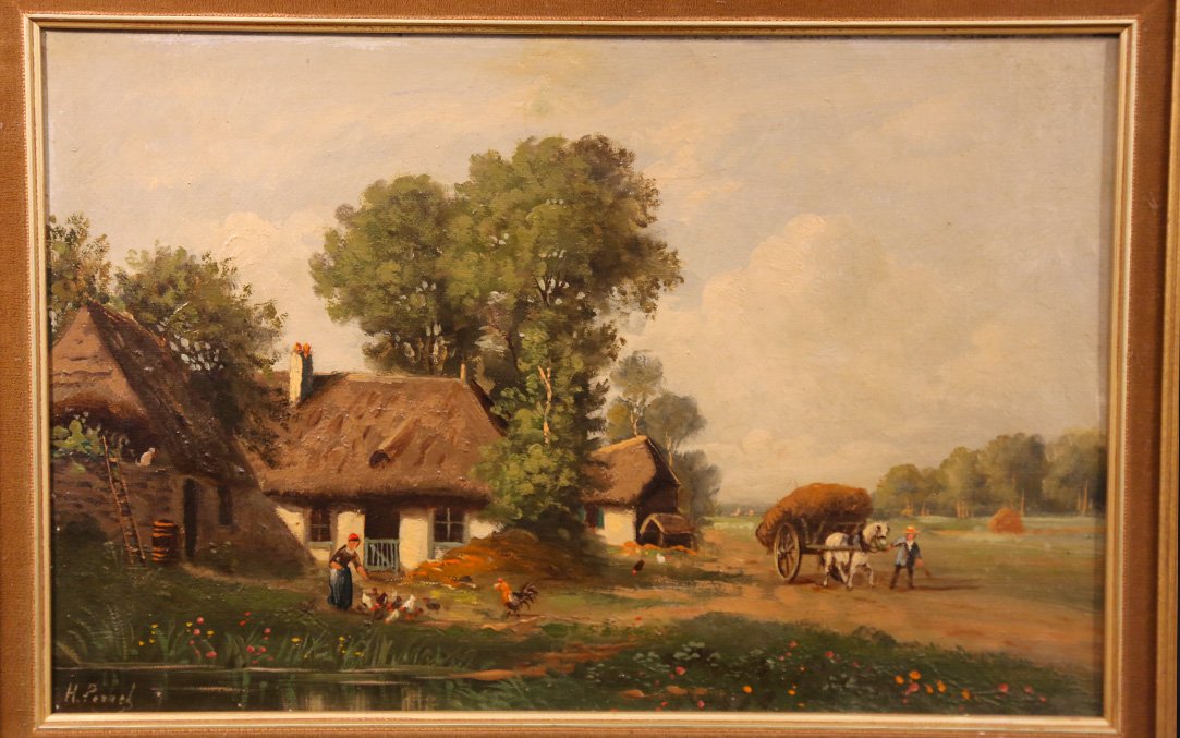  Oil On Canvas, 19th Century, Perret Henri-photo-2