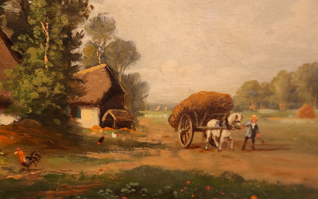  Oil On Canvas, 19th Century, Perret Henri-photo-4