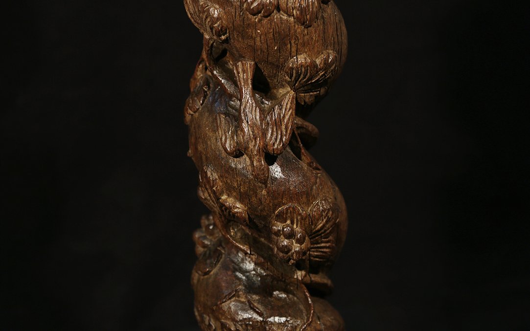 Carved Torso Column, 18th Century-photo-1