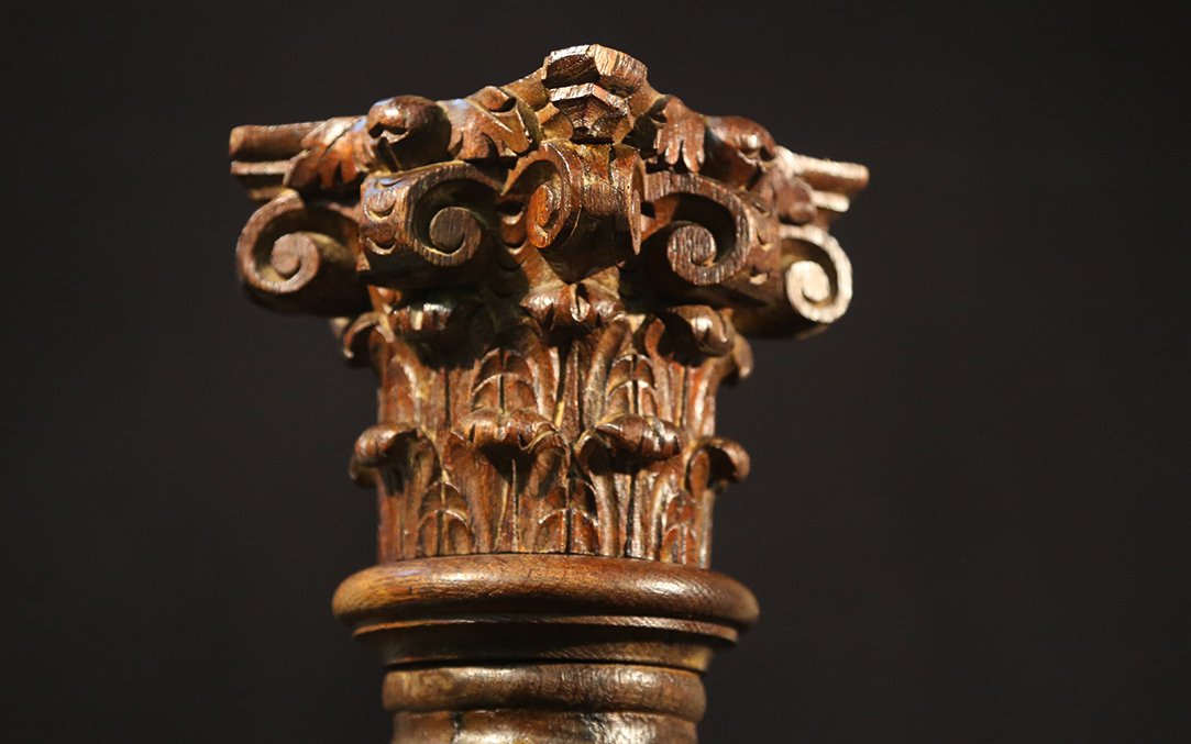 Carved Torso Column, 18th Century-photo-6