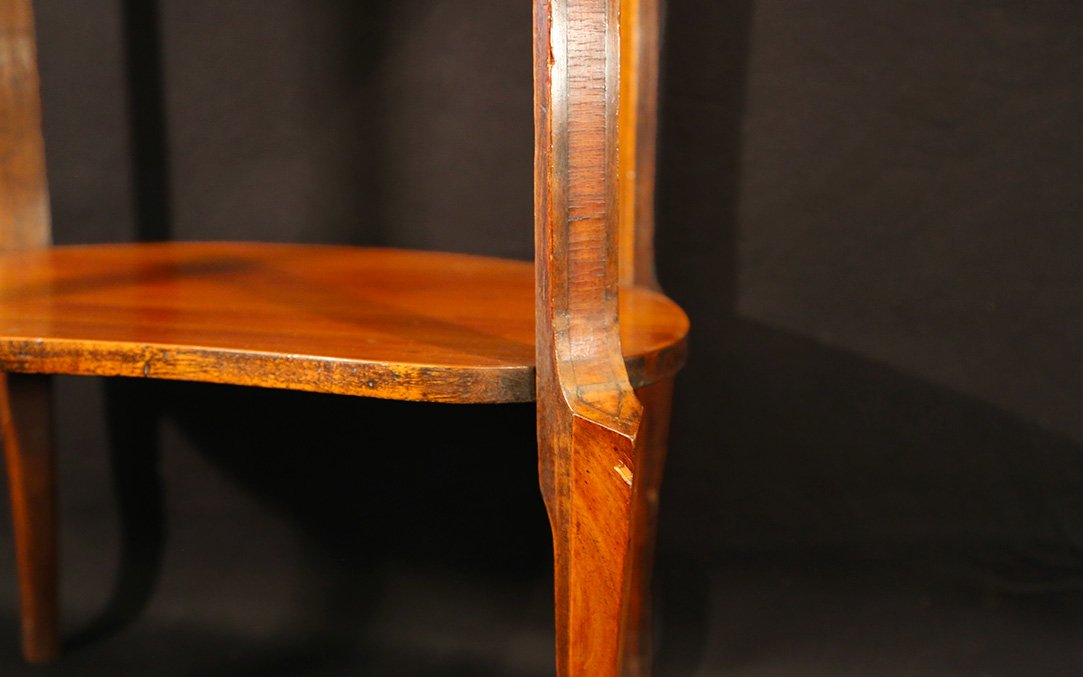 Louis XVI Inlaid Pedestal Table, 18th Century-photo-6