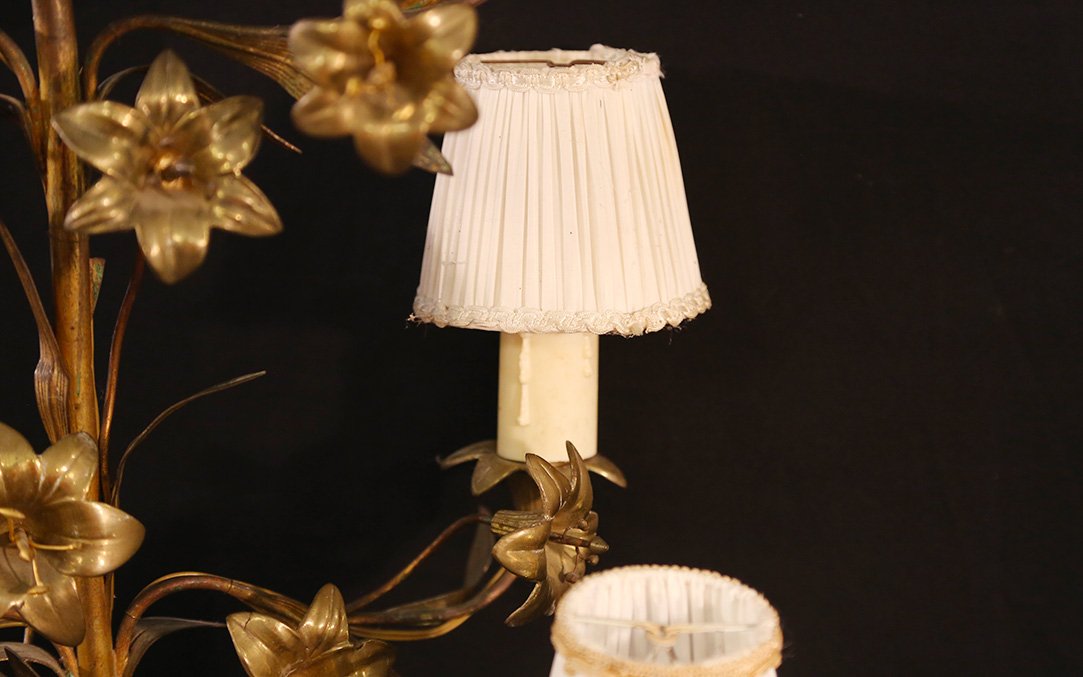 candélabre en bronze, 7 lumières -photo-2