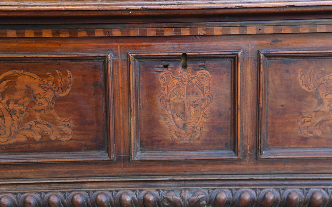 Tuscan Chest, Renaissance, Circa 15th Century-photo-3