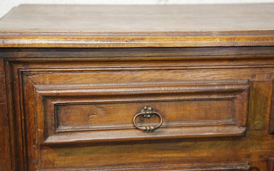 Louis XIV Oak Enfilade (length: 180 Cm)-photo-6