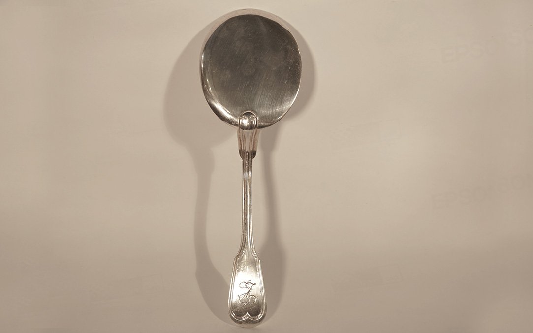 Crumb Shovel, Silver-plated Metal-photo-2