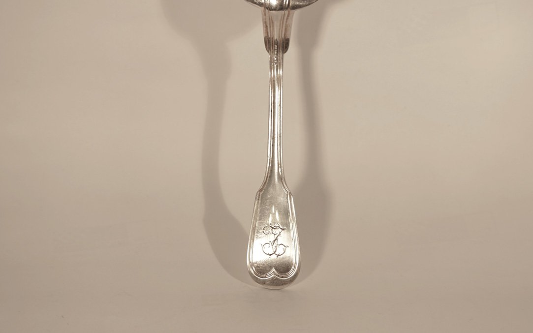 Crumb Shovel, Silver-plated Metal-photo-3