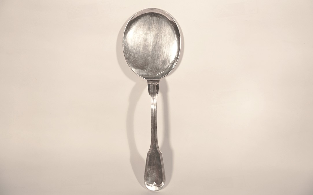Crumb Shovel, Silver-plated Metal