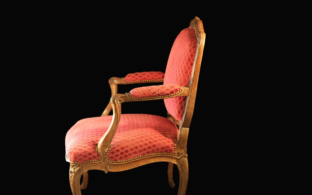 Fauteuil "à la reine" Louis XV-photo-4