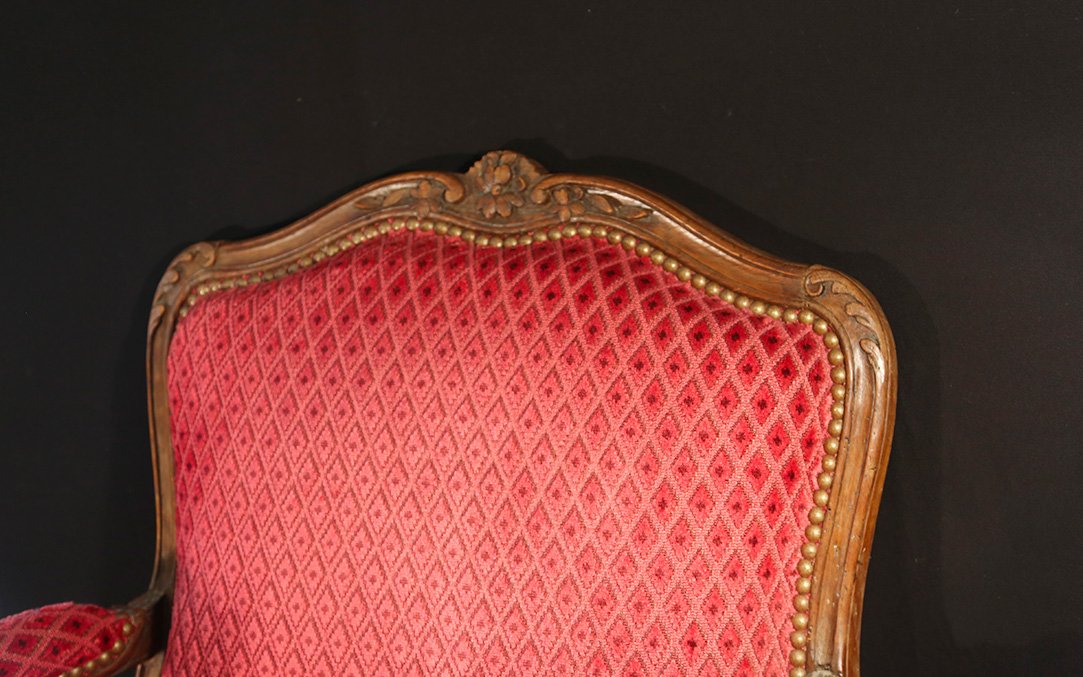 Fauteuil "à la reine" Louis XV-photo-3